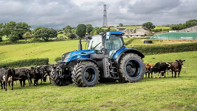 Methane Powered Tractor