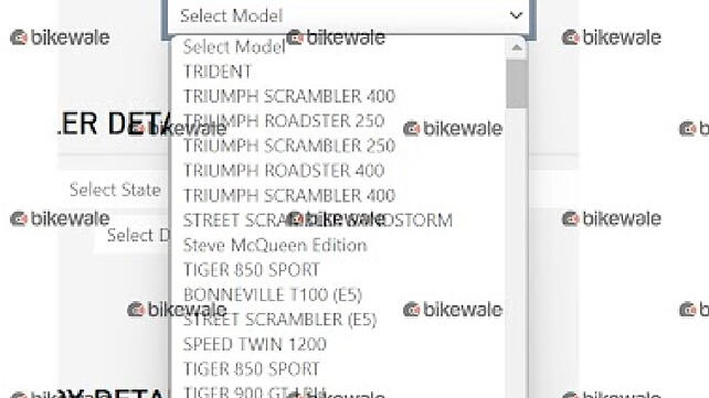 Triumph  New Names Listed