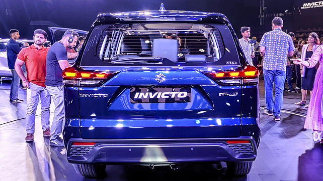 Maruti Suzuki Invicto Rear View Maruti Suzuki Invicto Rear View