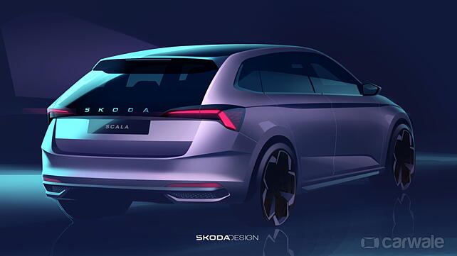 Updated Skoda Scala teased; will premiere on 1 August - CarWale