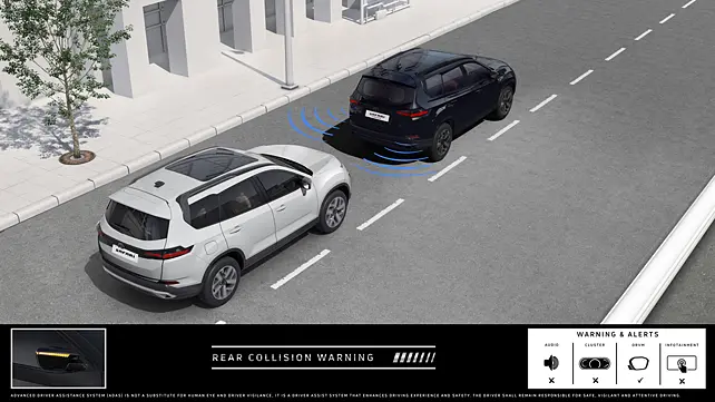 Tata Safari Rear Collision Warning Tata Safari Rear Collision Warning