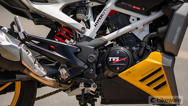 TVS Apache RTR 310 Engine From Right