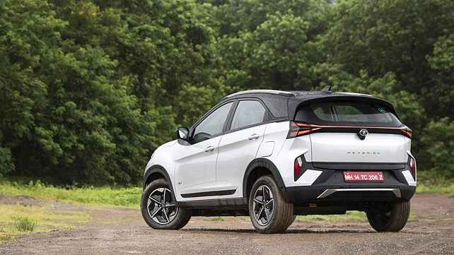 Tata Nexon EV Facelift Right Rear Three Quarter