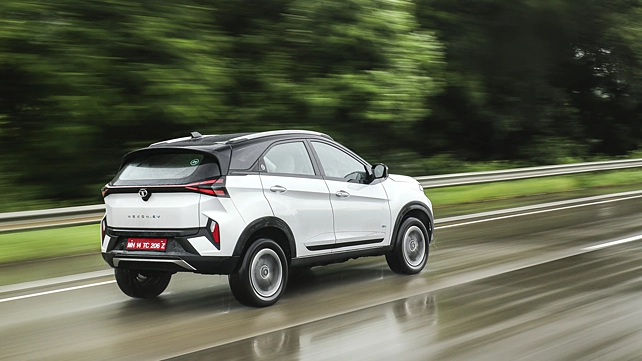 Tata Nexon EV Facelift Right Rear Three Quarter