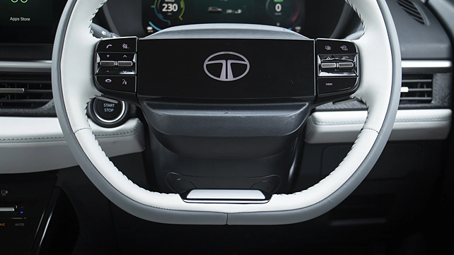 Tata Nexon EV Facelift Steering Wheel Tata Nexon EV Facelift Steering Wheel