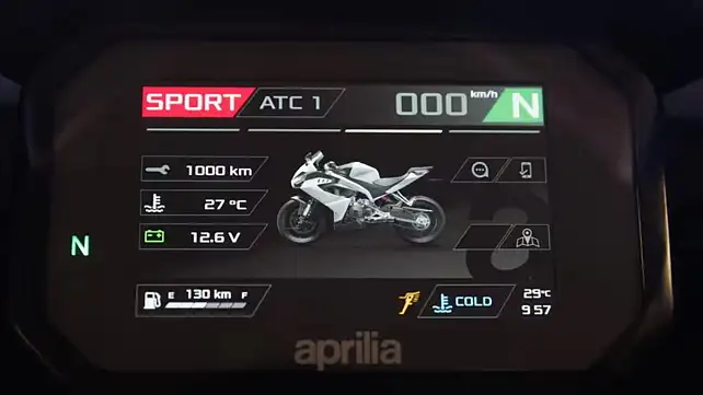 Aprilia RS 457 Instrument Cluster