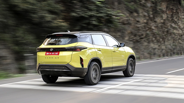 Tata Harrier Right Rear Three Quarter Tata Harrier Right Rear Three Quarter