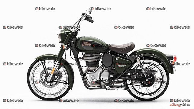 Royal Enfield Classic 350 Bobber Left Side View