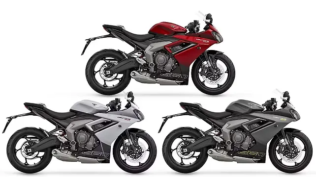 Triumph Daytona 660 Right Side View Triumph Daytona 660 Right Side View