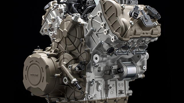 Ducati Streetfighter V4 Engine From Right