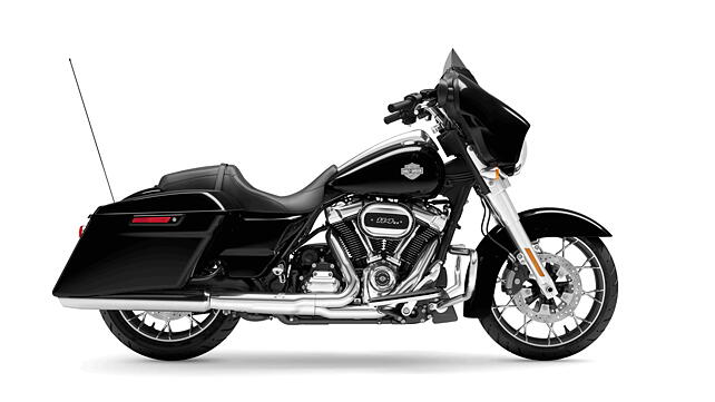 Vista lateral derecha de Harley-Davidson