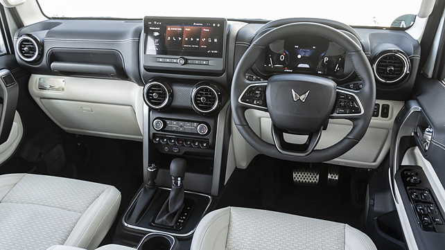 Mahindra Thar Roxx Dashboard