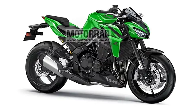 Kawasaki Z900 Right Side View