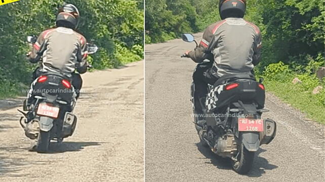 Hero Xoom 125R spy shot