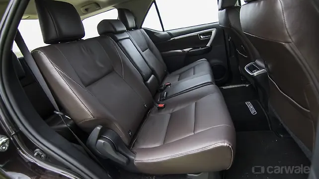 Toyota Fortuner Rear Seat Space 