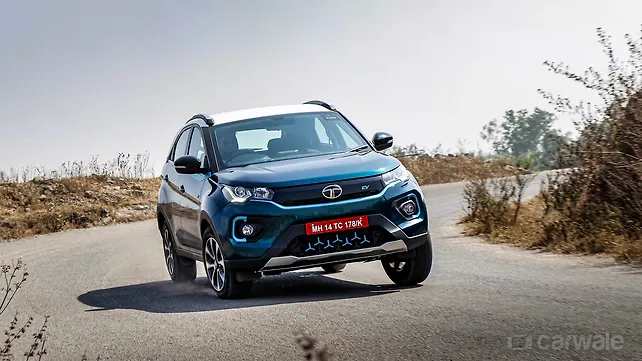 Tata Nexon EV Action Cornering Tata Nexon EV Action Cornering