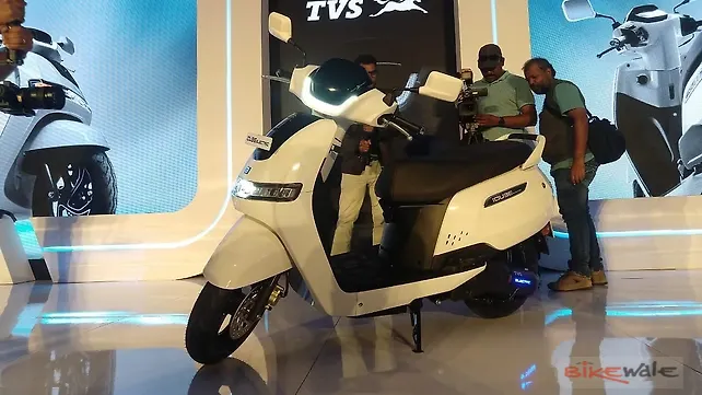TVS iQube Left Side View TVS iQube Left Side View