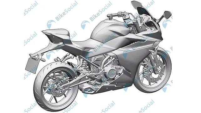CFMoto 300SR Rear view CFMoto 300SR Rear view