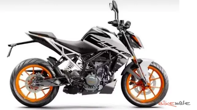 KTM 200 Duke Left Side View KTM 200 Duke Left Side View