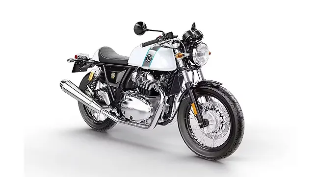 Royal Enfield Continental GT 650 Front Right Three-Quarter Royal Enfield Continental GT 650 Front Right Three-Quarter