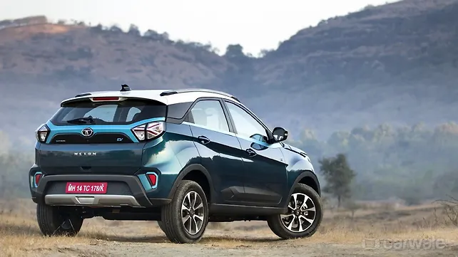 Tata Nexon EV Right Rear Three Quarter Tata Nexon EV Right Rear Three Quarter