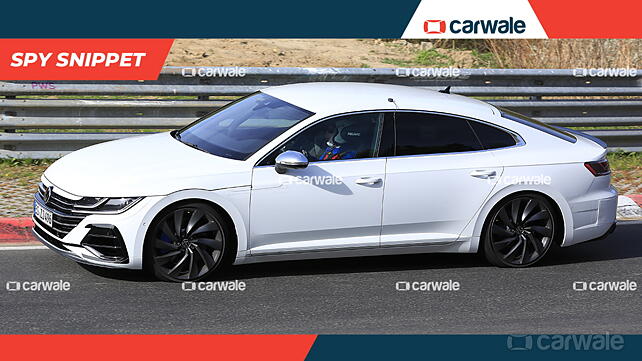 Volkswagen Arteon R and Shooting Brake spied on the 'Ring - CarWale