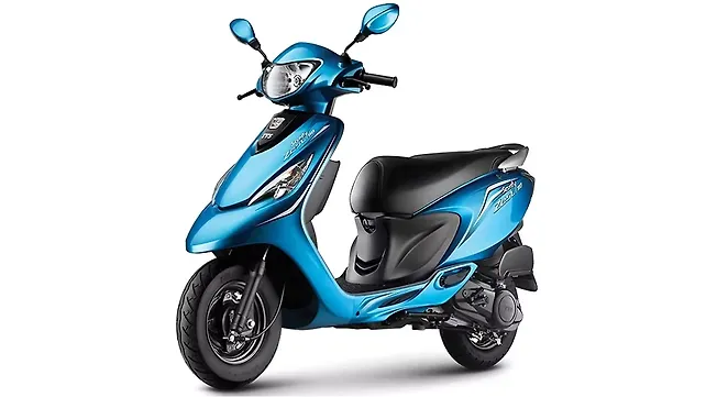 TVS Scooty Zest 110 Left Side View TVS Scooty Zest 110 Left Side View