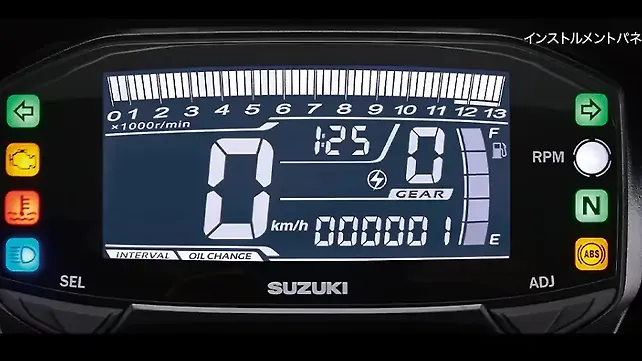 Suzuki Gixxer SF Instrument cluster