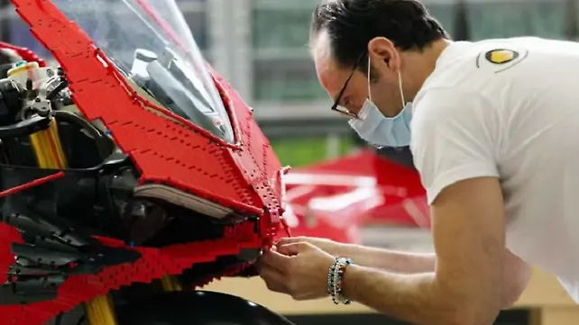 Life-sized Lego Ducati Panigale V4R unveiled - BikeWale