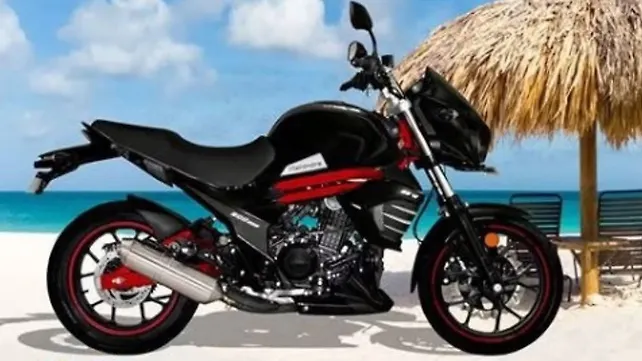 Mahindra Mojo Right Side Mahindra Mojo Right Side