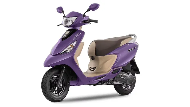 TVS Scooty Zest 110 Front Left Three-Quarter