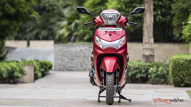 TVS Scooty Zest 110 Front view