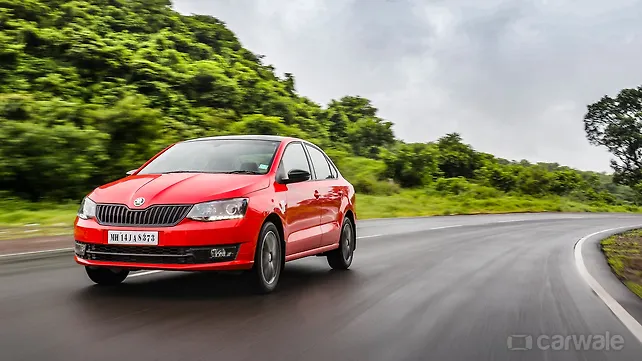 Skoda Rapid TSI Left Front Three Quarter left front three quarters