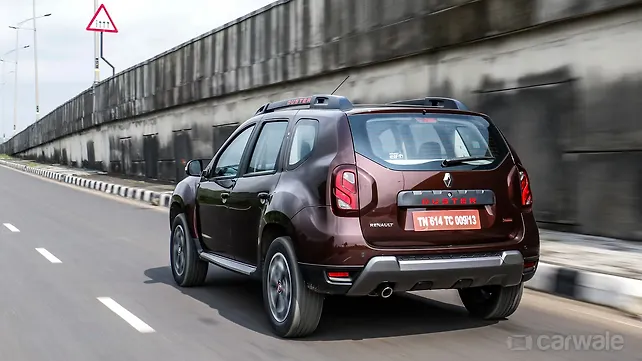 Renault Duster left rear three quarter left rear three quarter