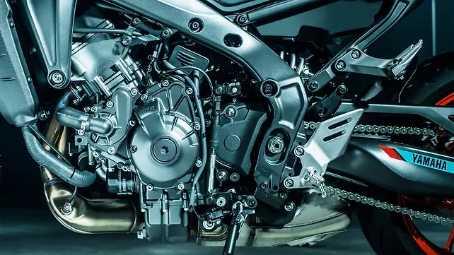 Yamaha MT 09 Engine From Left Yamaha MT 09 Engine From Left