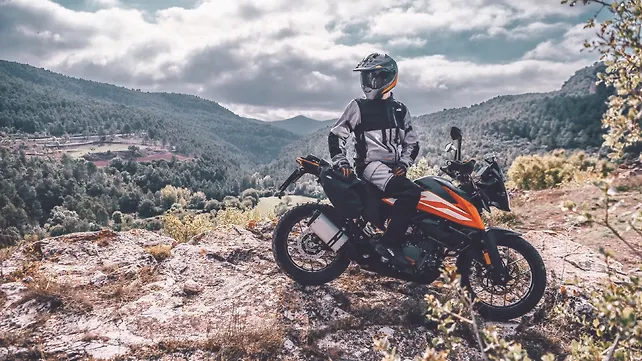KTM 250 Adventure action KTM 250 Adventure action