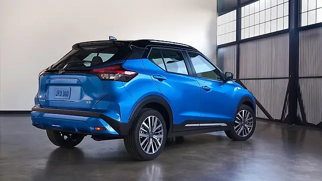 Nissan Kicks Facelift Right Rear Three Quarter Nissan Kicks Facelift Right Rear Three Quarter