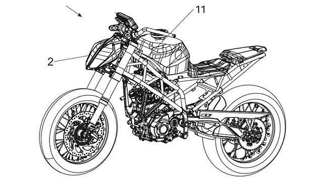 KTM 390 Duke patent