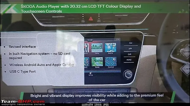 Skoda Superb Infotainment System Skoda Superb Infotainment System