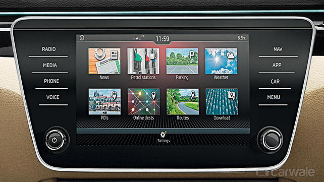 Système d'infodivertissement Skoda Superb Système d'infodivertissement Skoda Superb