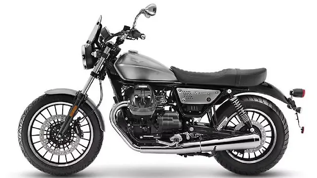 Moto Guzzi V9 Bobber Left Side View Moto Guzzi V9 Bobber Left Side View