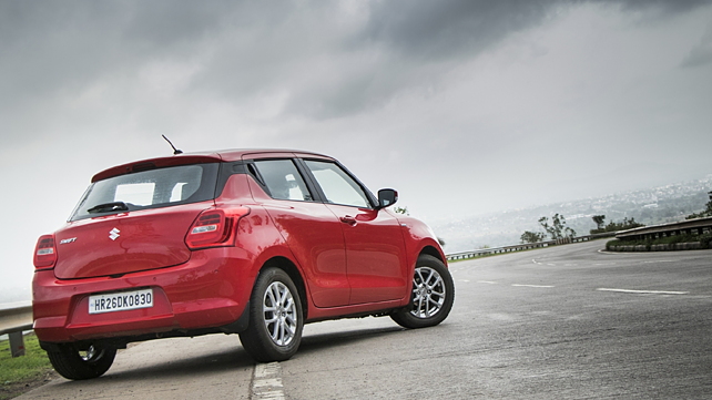 Maruti Suzuki Swift arrière droit trois quarts