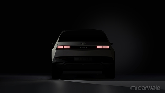 Vue arrière de Hyundai Kona électrique Vue arrière de Hyundai Kona électrique
