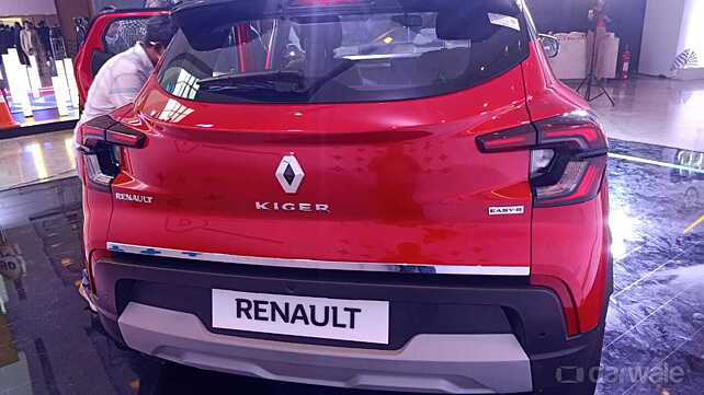 Vue arrière de Renault Kiger Vue arrière de Renault Kiger