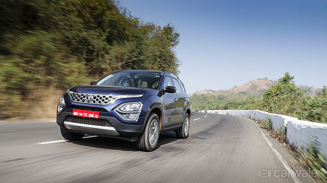 Tata Safari avant gauche trois quarts Trois quarts avant gauche