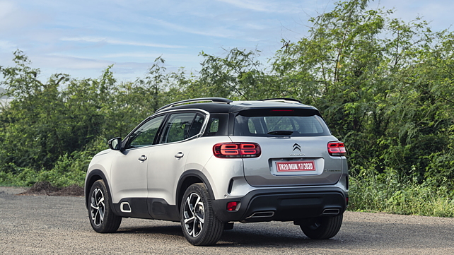 Citroen C5 Aircross arrière gauche trois quarts