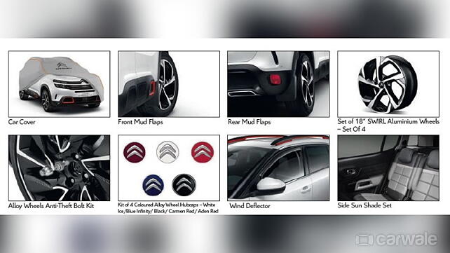 C5 accessories list detailed - CarWale