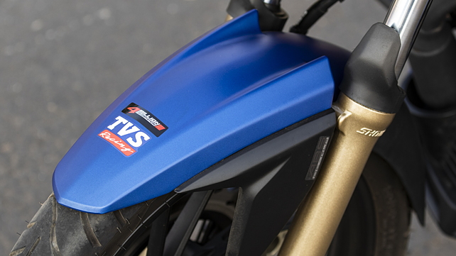 Tvs apache back 2025 mudguard price