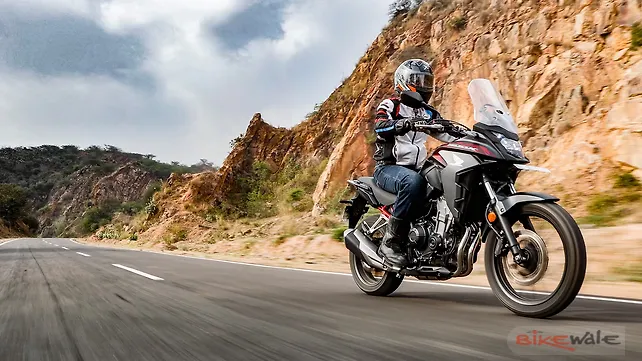 Honda CB500X action Honda CB500X action