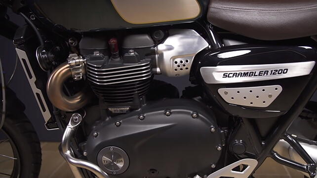 Triumph  Engine From Left